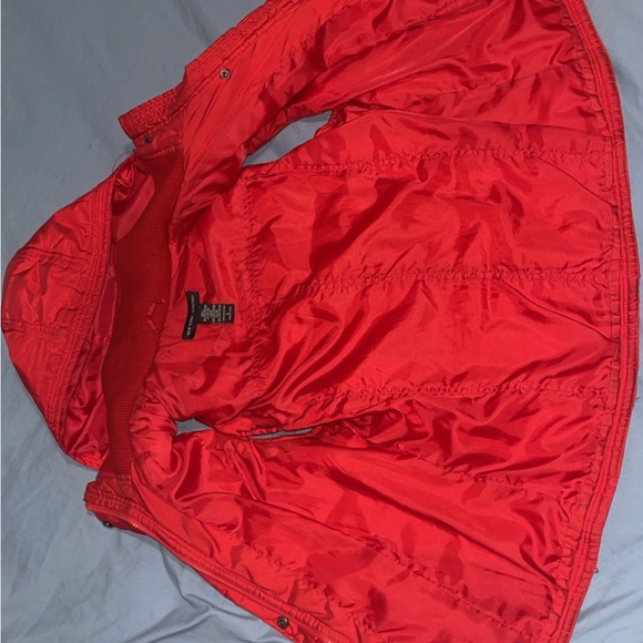 New York & Company Large Red Puffer Vest - Picture 3 of 4